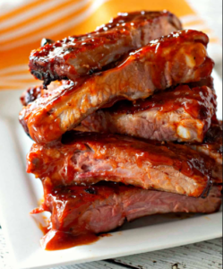 Baby Back Ribs with Honey Chipotle BBQ Sauce